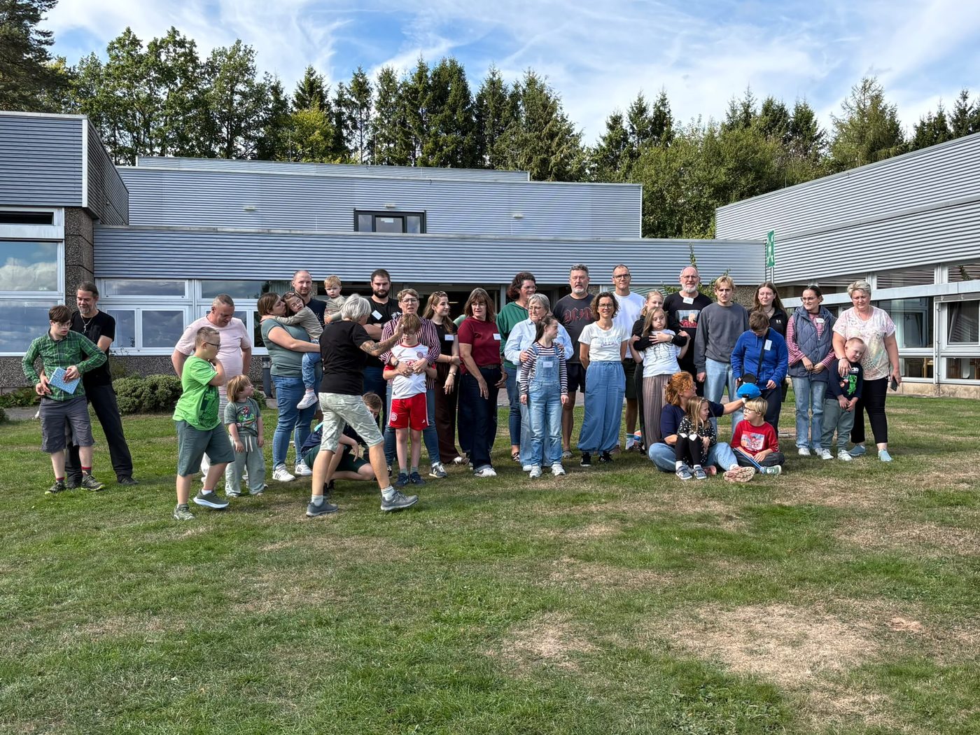 Gruppenfoto vom Down-Syndrom Familienwochenende 2026